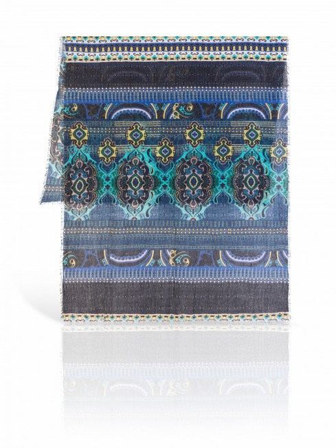 Палантин Унисекс W70.TW4-JAN178741/BLUE